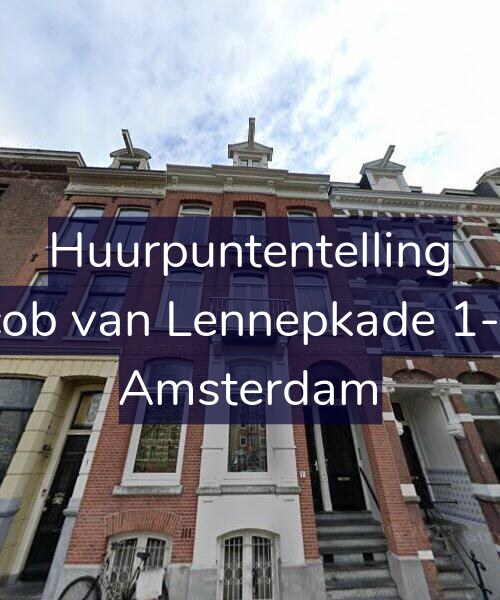 Foto gevel Huurpuntentelling voor Jacob van Lennepkade 1-A1, Amsterdam