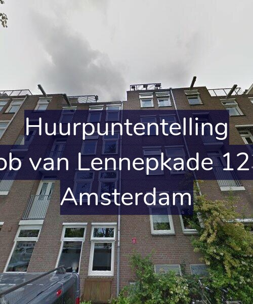 Foto gevel Huurpuntentelling voor Jacob van Lennepkade 123-C, Amsterdam