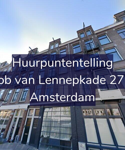 Foto gevel Huurpuntentelling voor Jacob van Lennepkade 279-2, Amsterdam