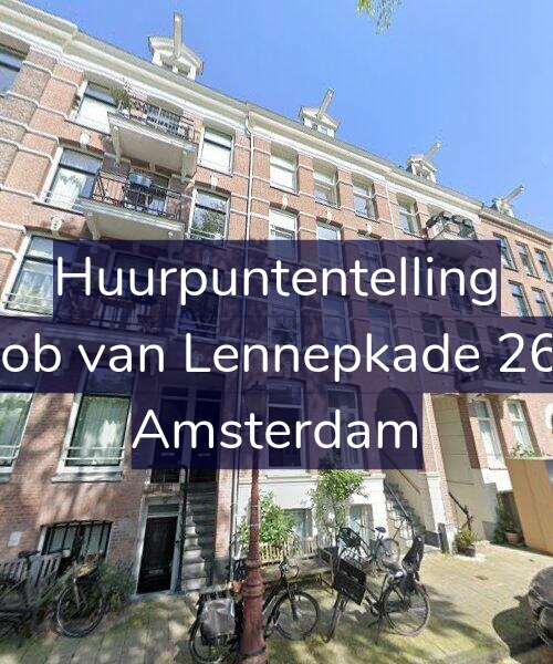 Foto gevel Huurpuntentelling voor Jacob van Lennepkade 26-H, Amsterdam