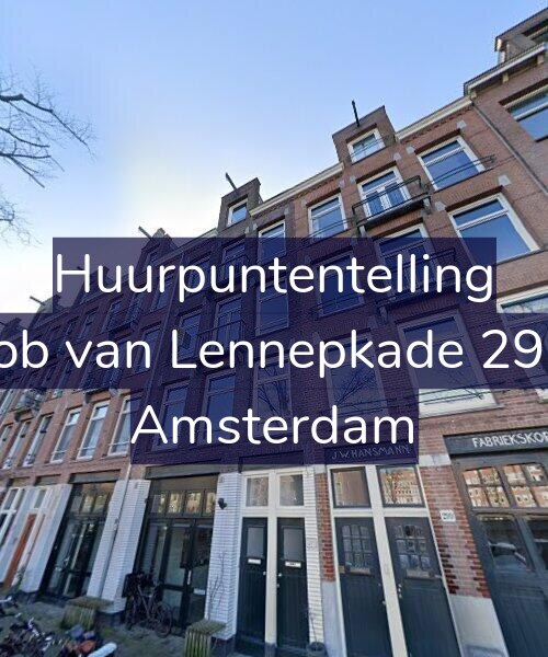 Foto gevel Huurpuntentelling voor Jacob van Lennepkade 297-2, Amsterdam