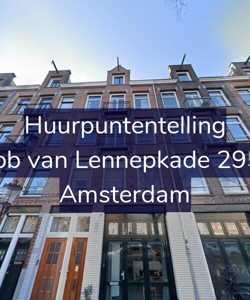 Foto gevel Huurpuntentelling voor Jacob van Lennepkade 295-H, Amsterdam