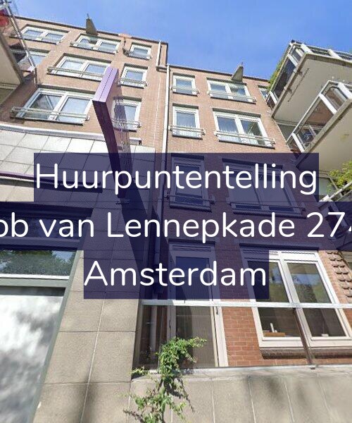 Foto gevel Huurpuntentelling voor Jacob van Lennepkade 274-D, Amsterdam