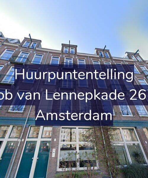 Foto gevel Huurpuntentelling voor Jacob van Lennepkade 267-B, Amsterdam