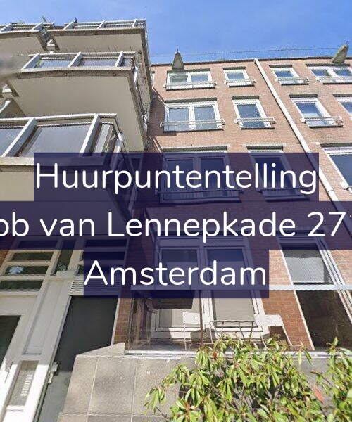 Foto gevel Huurpuntentelling voor Jacob van Lennepkade 272-A, Amsterdam