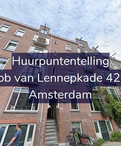 Foto gevel Huurpuntentelling voor Jacob van Lennepkade 422-1, Amsterdam
