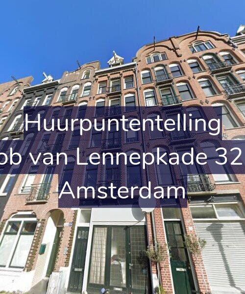 Foto gevel Huurpuntentelling voor Jacob van Lennepkade 324-1, Amsterdam