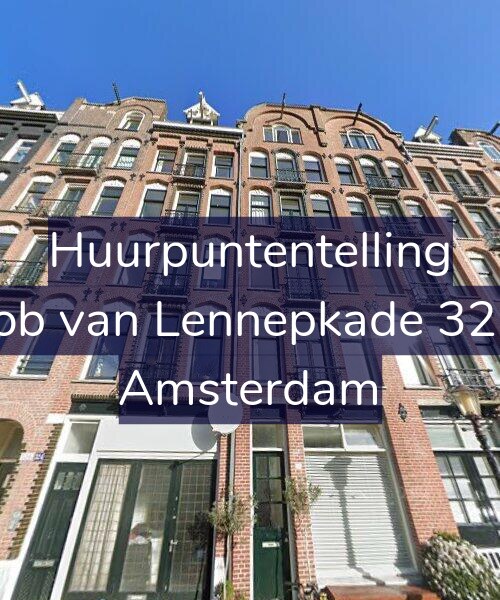 Foto gevel Huurpuntentelling voor Jacob van Lennepkade 322-1, Amsterdam