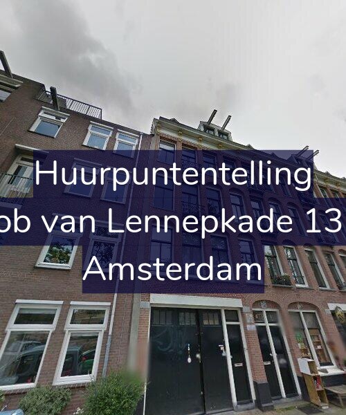 Foto gevel Huurpuntentelling voor Jacob van Lennepkade 133-3, Amsterdam