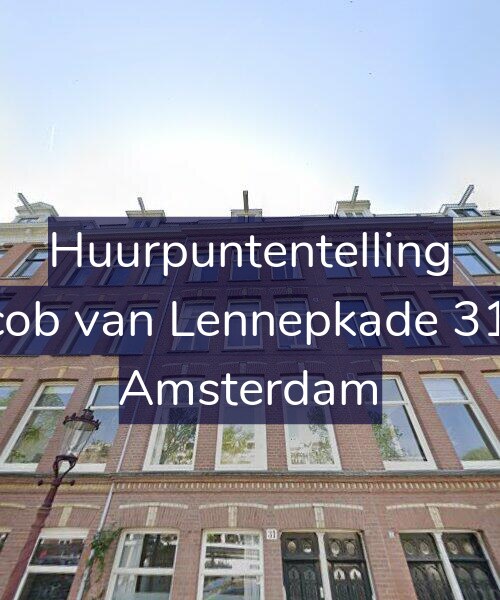 Foto gevel Huurpuntentelling voor Jacob van Lennepkade 31-3, Amsterdam