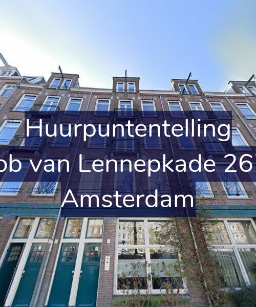 Foto gevel Huurpuntentelling voor Jacob van Lennepkade 267-C, Amsterdam