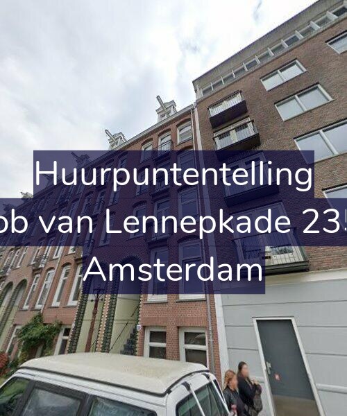 Foto gevel Huurpuntentelling voor Jacob van Lennepkade 235-O, Amsterdam