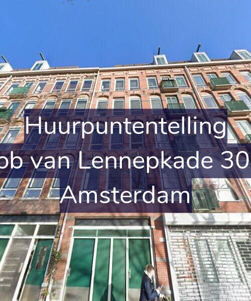 Foto gevel Huurpuntentelling voor Jacob van Lennepkade 300-F, Amsterdam