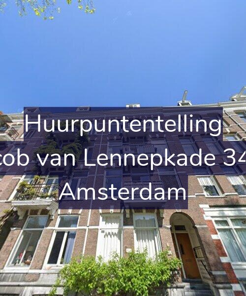 Foto gevel Huurpuntentelling voor Jacob van Lennepkade 34-2, Amsterdam