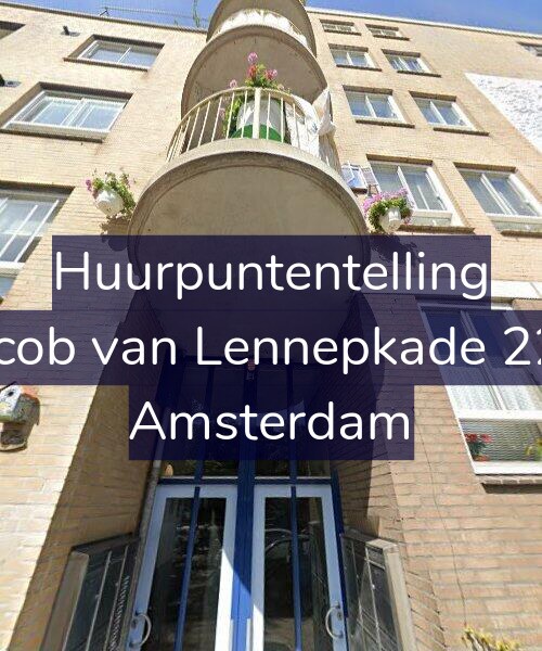 Foto gevel Huurpuntentelling voor Jacob van Lennepkade 228, Amsterdam