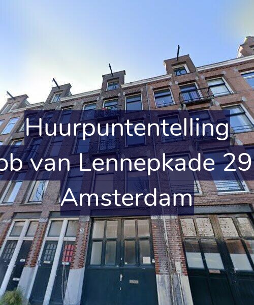 Foto gevel Huurpuntentelling voor Jacob van Lennepkade 291-3, Amsterdam