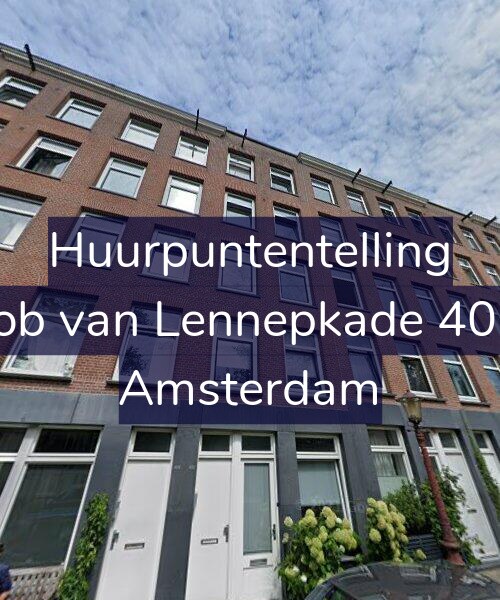 Foto gevel Huurpuntentelling voor Jacob van Lennepkade 402-2, Amsterdam