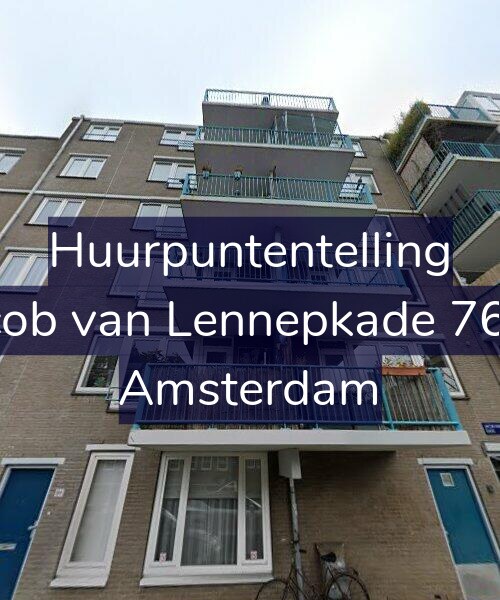 Foto gevel Huurpuntentelling voor Jacob van Lennepkade 76-A, Amsterdam
