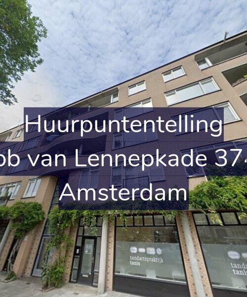 Foto gevel Huurpuntentelling voor Jacob van Lennepkade 374-D, Amsterdam