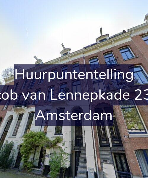 Foto gevel Huurpuntentelling voor Jacob van Lennepkade 23-1, Amsterdam