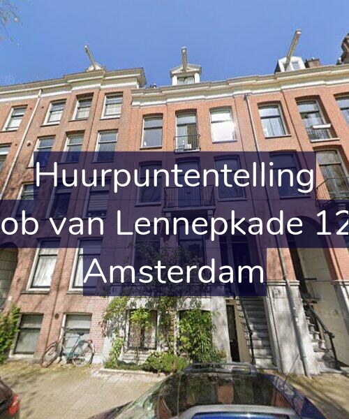 Foto gevel Huurpuntentelling voor Jacob van Lennepkade 12-H, Amsterdam