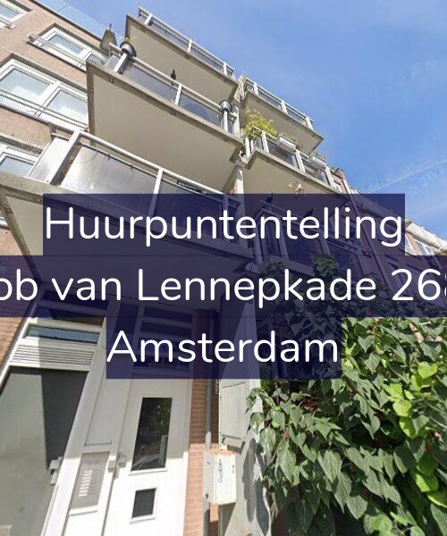 Foto gevel Huurpuntentelling voor Jacob van Lennepkade 268-B, Amsterdam