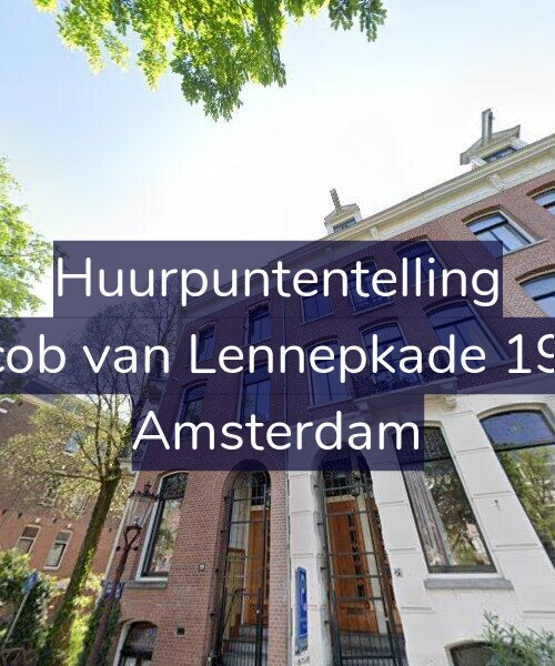 Foto gevel Huurpuntentelling voor Jacob van Lennepkade 19-2, Amsterdam