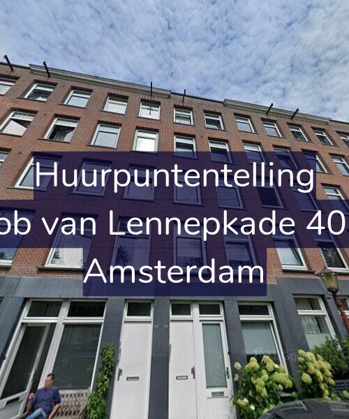 Foto gevel Huurpuntentelling voor Jacob van Lennepkade 402-3, Amsterdam