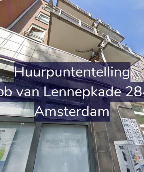 Foto gevel Huurpuntentelling voor Jacob van Lennepkade 284-A, Amsterdam