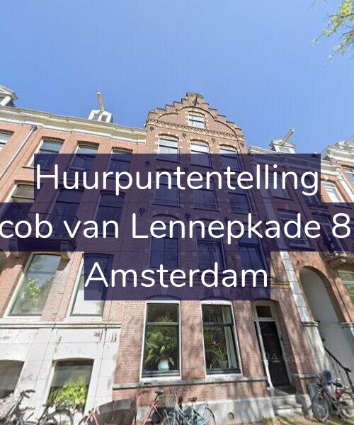 Foto gevel Huurpuntentelling voor Jacob van Lennepkade 8-4, Amsterdam
