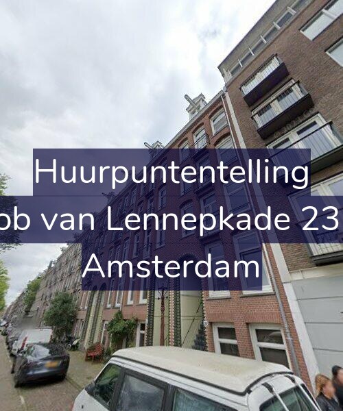 Foto gevel Huurpuntentelling voor Jacob van Lennepkade 233-1, Amsterdam