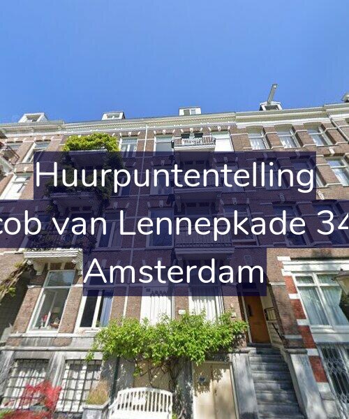 Foto gevel Huurpuntentelling voor Jacob van Lennepkade 34-1, Amsterdam