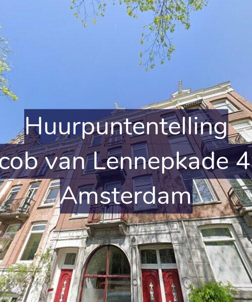 Foto gevel Huurpuntentelling voor Jacob van Lennepkade 4-3, Amsterdam