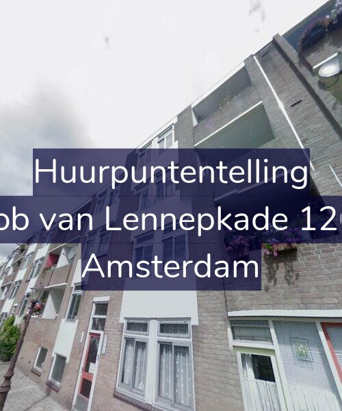 Foto gevel Huurpuntentelling voor Jacob van Lennepkade 126-B, Amsterdam
