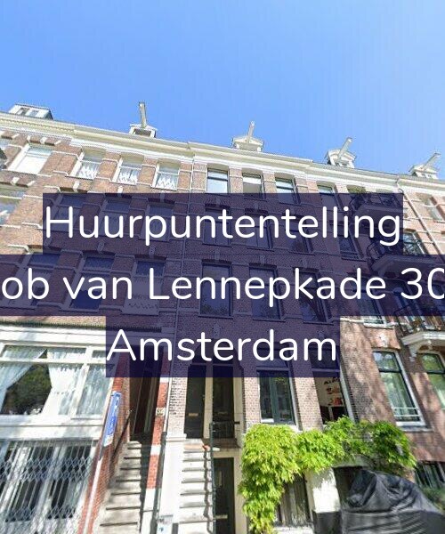 Foto gevel Huurpuntentelling voor Jacob van Lennepkade 30-O, Amsterdam