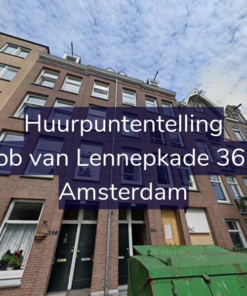 Foto gevel Huurpuntentelling voor Jacob van Lennepkade 364-4, Amsterdam