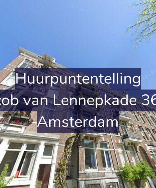 Foto gevel Huurpuntentelling voor Jacob van Lennepkade 36-2, Amsterdam