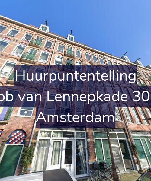 Foto gevel Huurpuntentelling voor Jacob van Lennepkade 302-E, Amsterdam