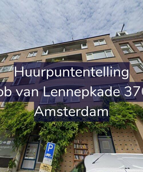Foto gevel Huurpuntentelling voor Jacob van Lennepkade 370-D, Amsterdam