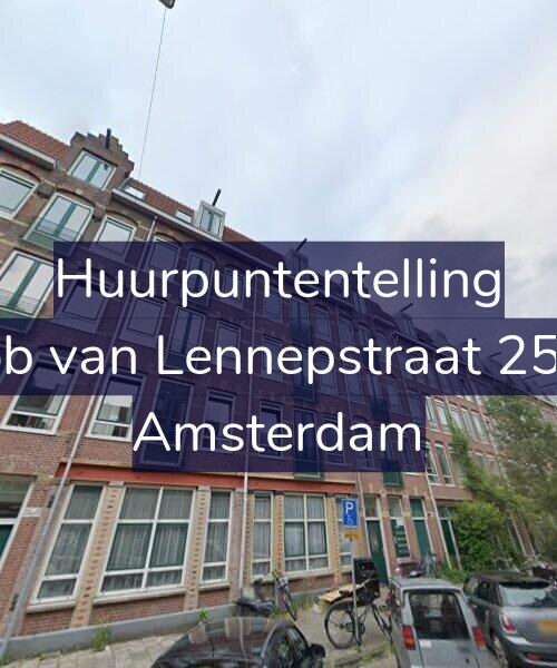 Foto gevel Huurpuntentelling voor Jacob van Lennepstraat 254-A, Amsterdam