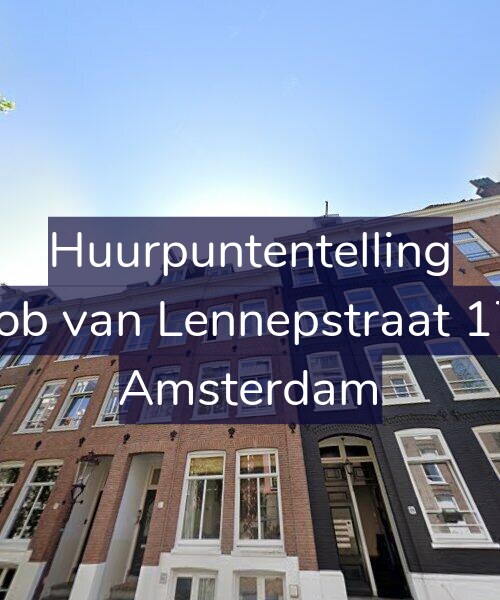 Foto gevel Huurpuntentelling voor Jacob van Lennepstraat 17-2, Amsterdam