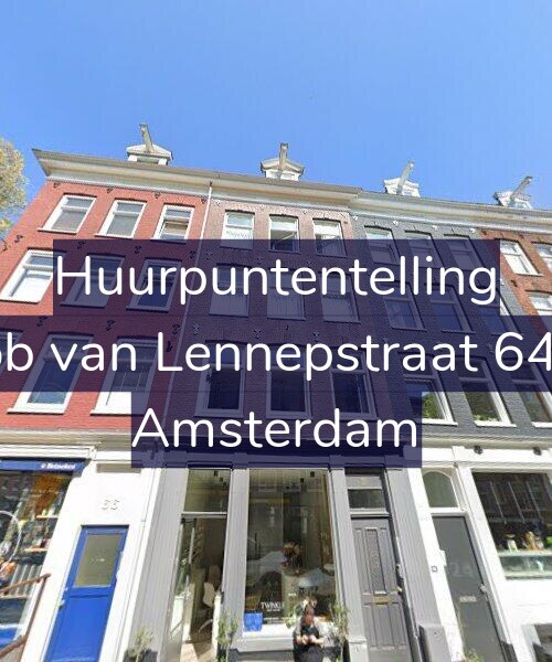 Foto gevel Huurpuntentelling voor Jacob van Lennepstraat 64-2B, Amsterdam