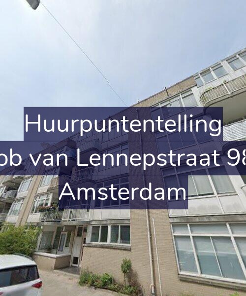 Foto gevel Huurpuntentelling voor Jacob van Lennepstraat 98-A, Amsterdam