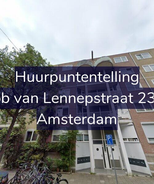 Foto gevel Huurpuntentelling voor Jacob van Lennepstraat 232-C, Amsterdam