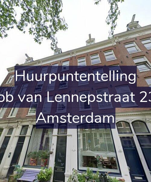 Foto gevel Huurpuntentelling voor Jacob van Lennepstraat 23-D, Amsterdam