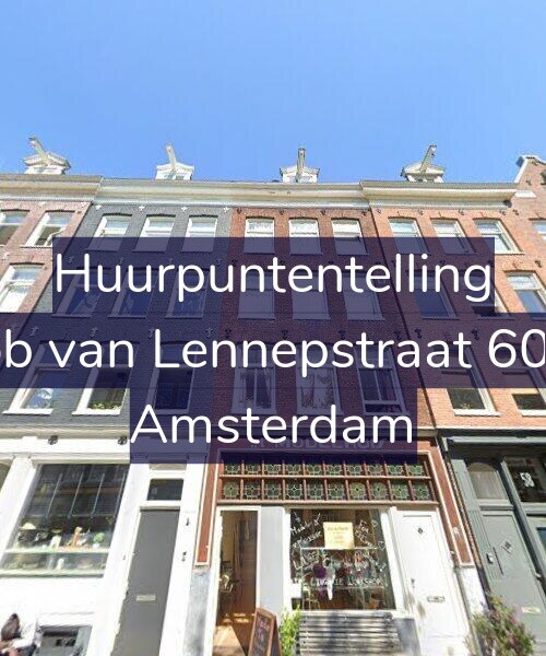 Foto gevel Huurpuntentelling voor Jacob van Lennepstraat 60-2A, Amsterdam