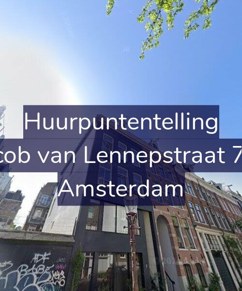 Foto gevel Huurpuntentelling voor Jacob van Lennepstraat 7-2, Amsterdam