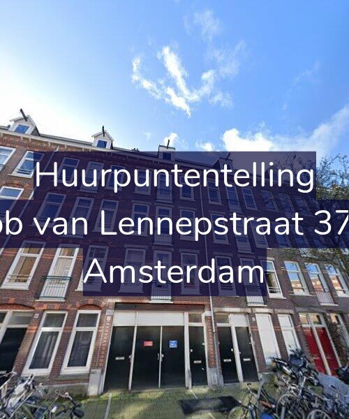 Foto gevel Huurpuntentelling voor Jacob van Lennepstraat 371-3, Amsterdam