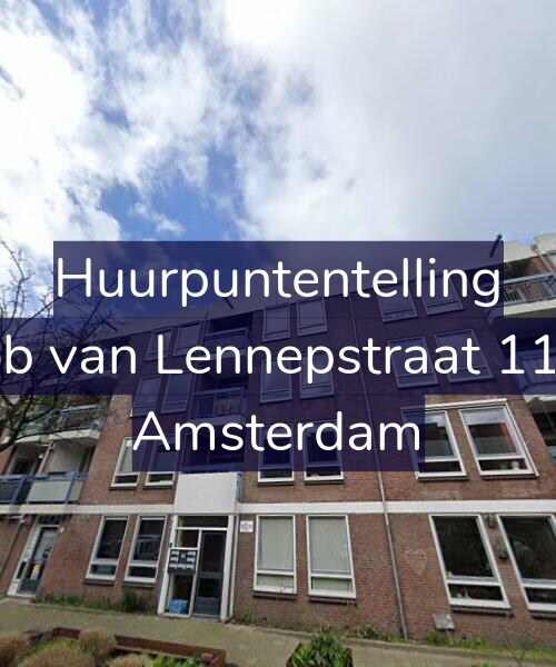 Foto gevel Huurpuntentelling voor Jacob van Lennepstraat 118-A, Amsterdam