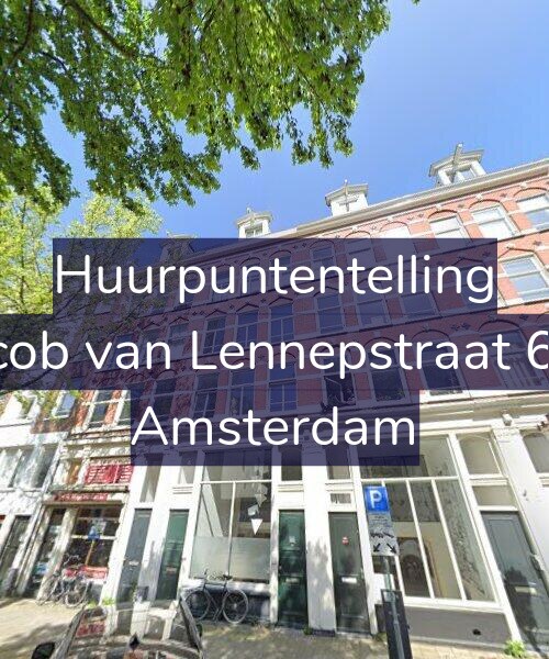 Foto gevel Huurpuntentelling voor Jacob van Lennepstraat 6-1, Amsterdam